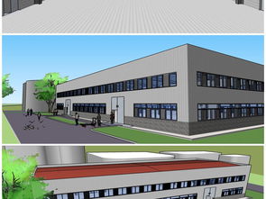 工业产业创意园建筑规划与SU模型设计资源